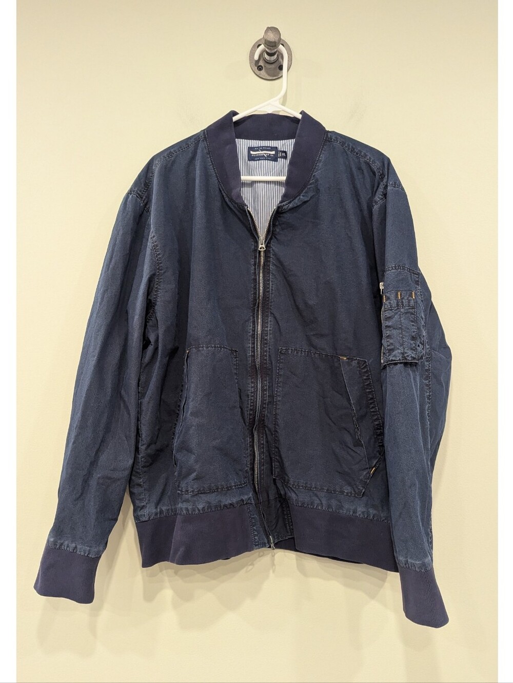 Guideboat Co Navy Field Jacket Cotton Size XXL